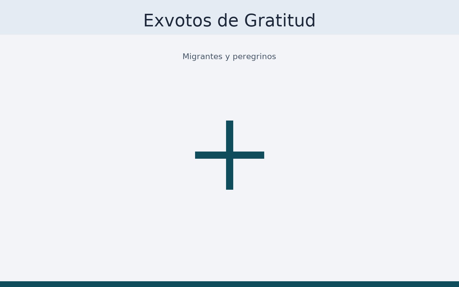 Exvotos de migrantes (ilustrativos).